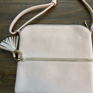 Elegant Cream Crossbody Bag